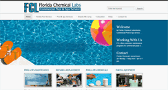 Desktop Screenshot of floridachemicalpools.com